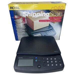 Royal RC40 40-Pound Rate Calculating Shipping Scale - Excellent - TESTED & WORKS